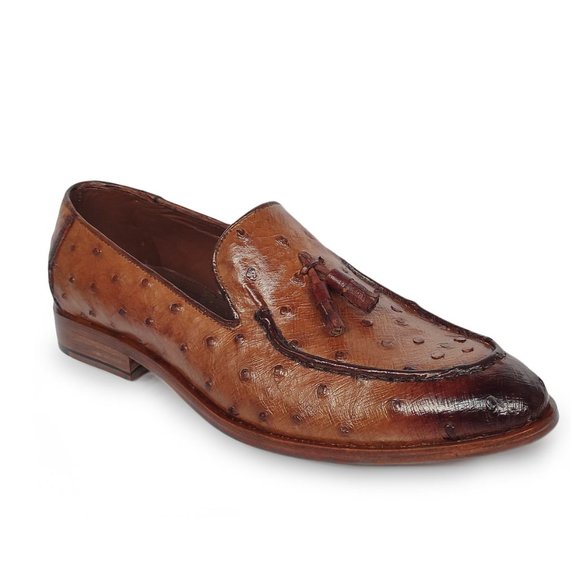 Bashwood Handmade Artificial Ostrich Leather Shoes For Men main image 5
